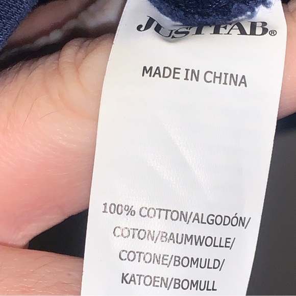 JUSTFAB Casual Folk Parka Indigo Women’s Size Small - Picture 4 of 7